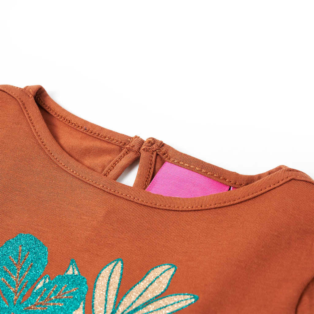 Thumbnail - vidaXL Kinder-Langarmshirt Cognac 116