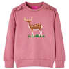 vidaXL Laste dressipluus, vaarikaroosa, 92