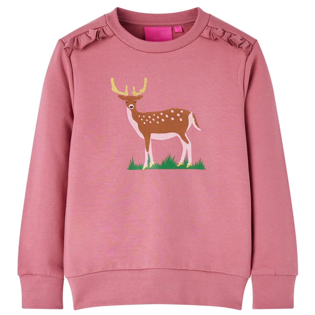 vidaXL Kinder-Sweatshirt Himbeerrosa 104