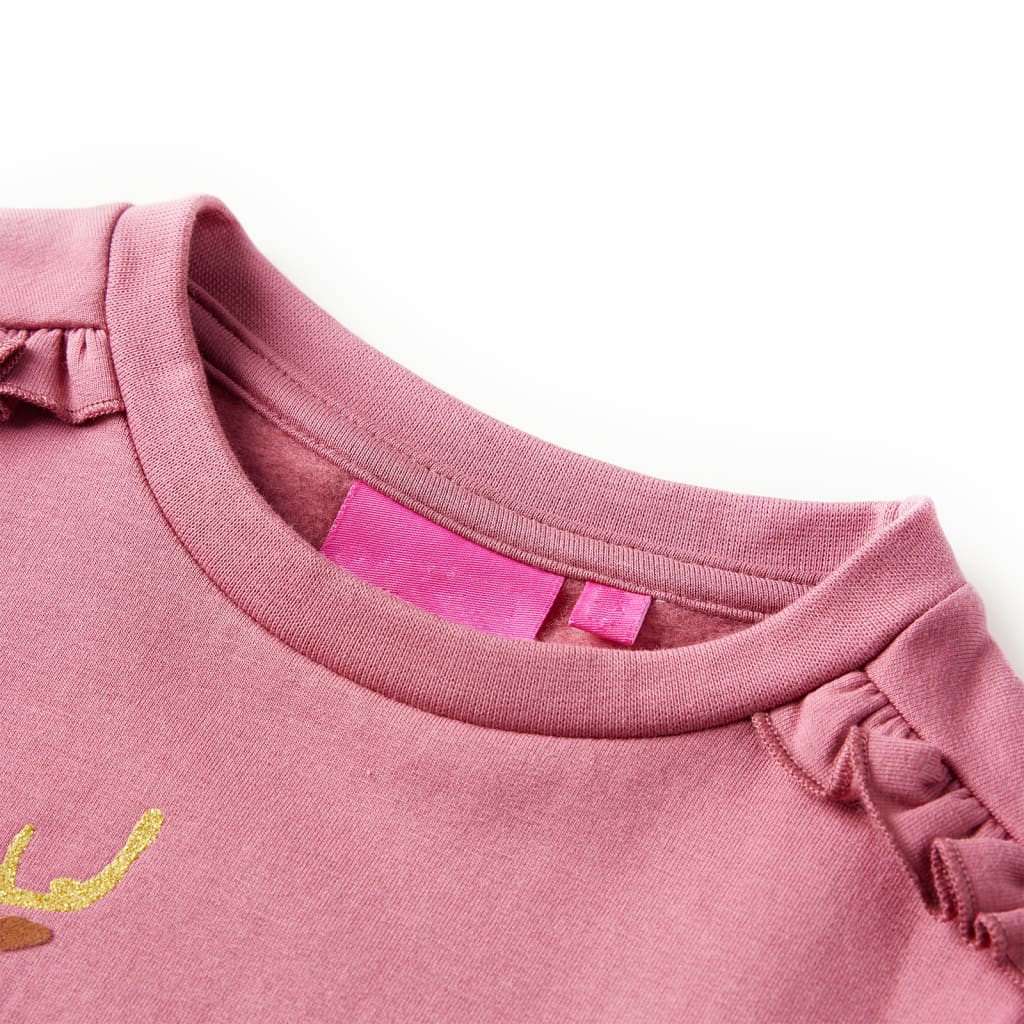 Thumbnail - vidaXL Kinder-Sweatshirt Himbeerrosa 128