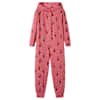 vidaXL Laste kapuutsiga onesie, vanaroosa, 104
