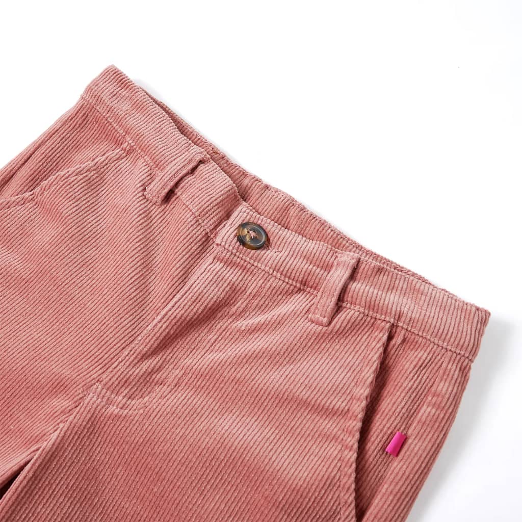 Thumbnail - vidaXL Kinderhose Cord Altrosa 140