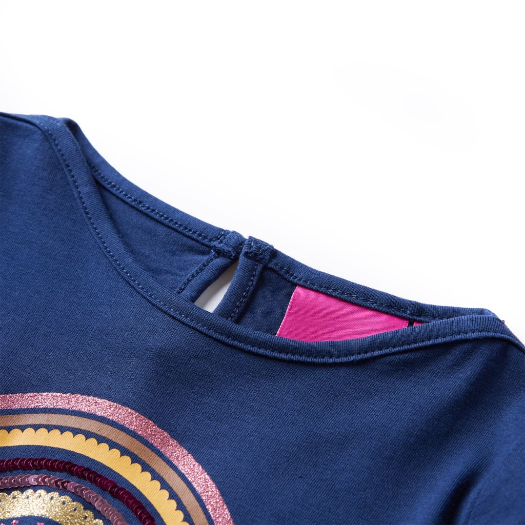 Thumbnail - vidaXL Kinder-Langarmshirt Marineblau 92