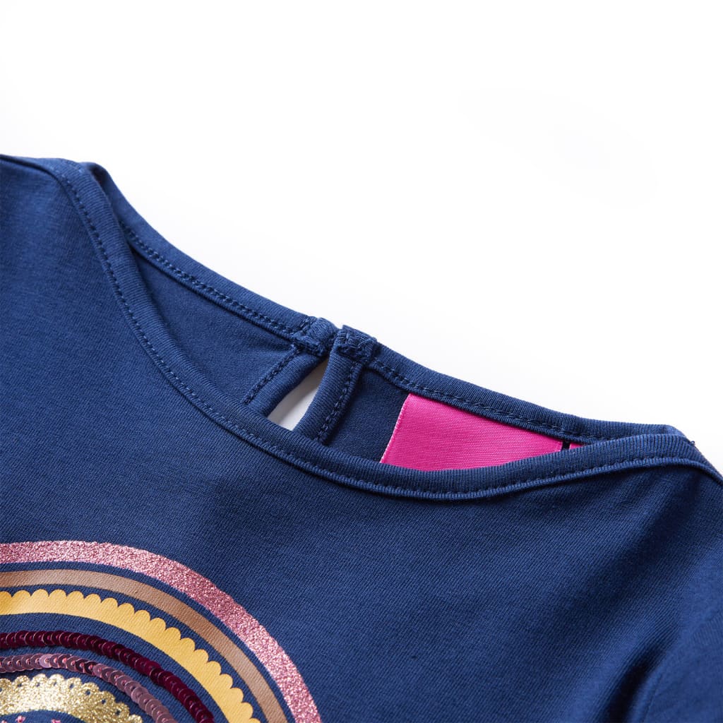 Thumbnail - vidaXL Kinder-Langarmshirt Marineblau 140