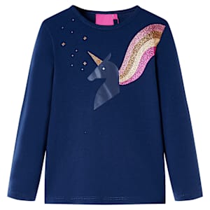 Pikkade varrukatega lastes&auml;rk, tumesinine, 92