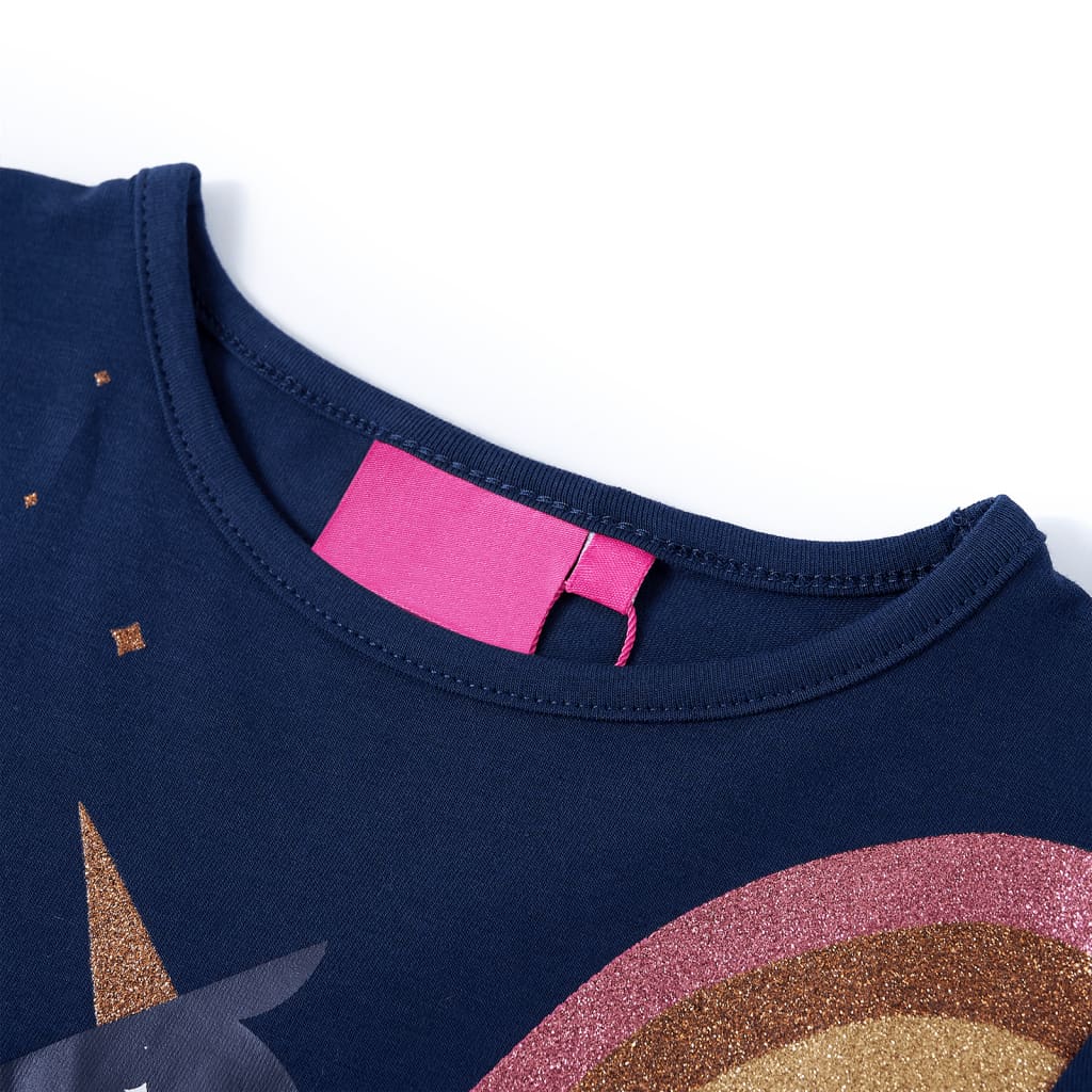 Thumbnail - vidaXL Kinder-Langarmshirt Marineblau 140