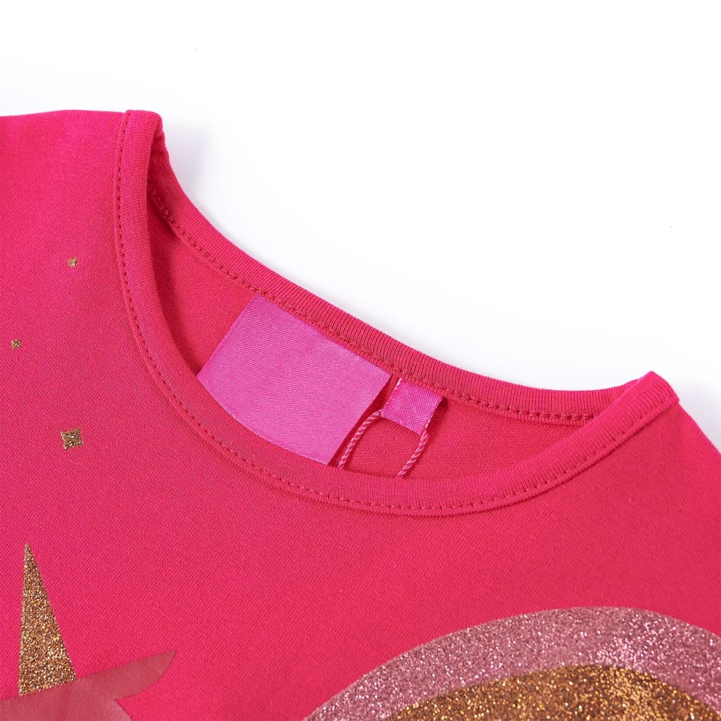 Thumbnail - vidaXL Kinder-Langarmshirt Knallrosa 128