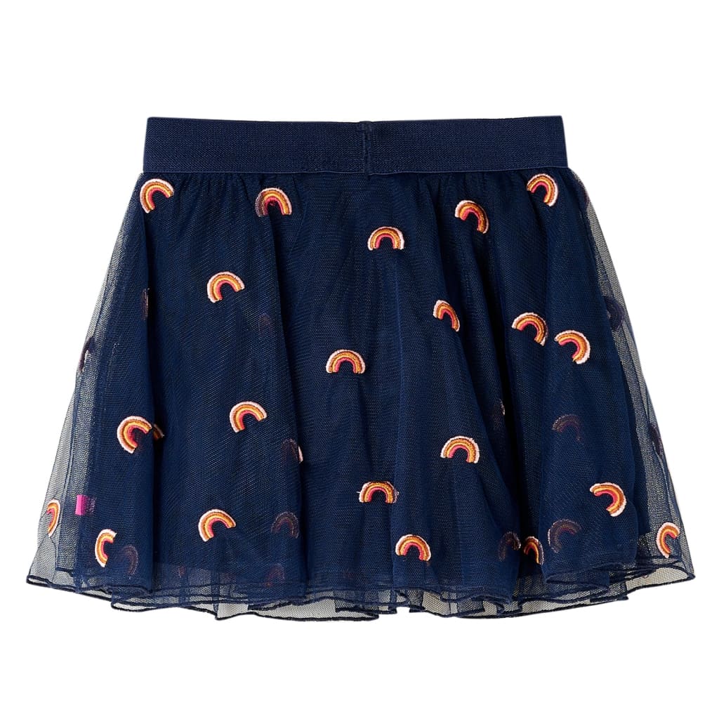 vidaXL Kinderrokje met tule 104 marineblauw afbeelding