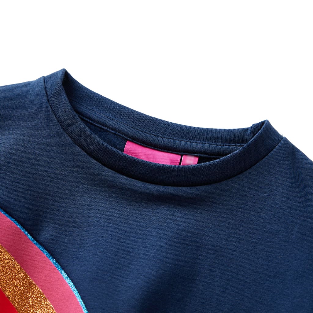 Thumbnail - vidaXL Kinder-Sweatshirt Marineblau 140