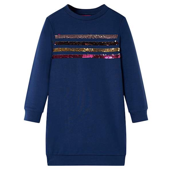 vidaXL Laste dresskleit, tumesinine, 104