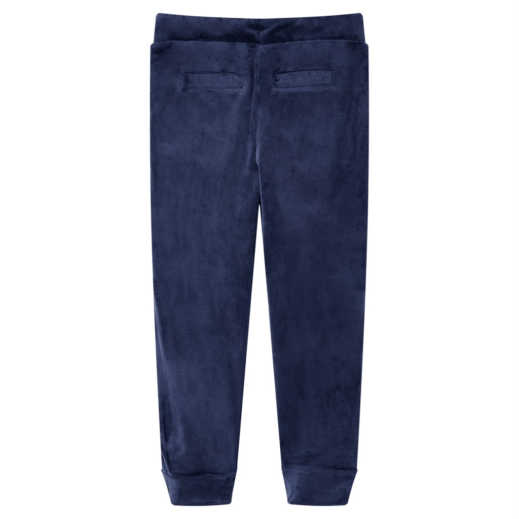 vidaXL Kinderjoggingbroek 92 marineblauw afbeelding