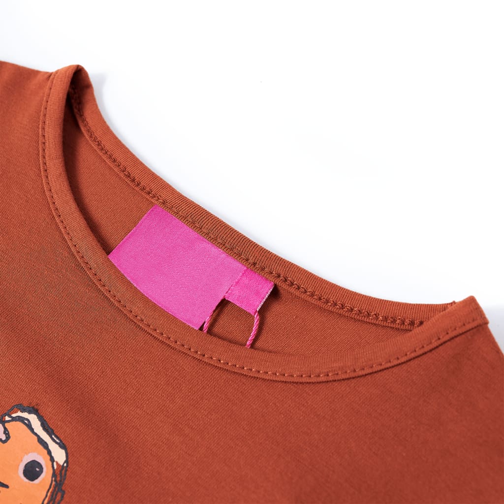 Thumbnail - vidaXL Kinder-Langarmshirt Cognac 92