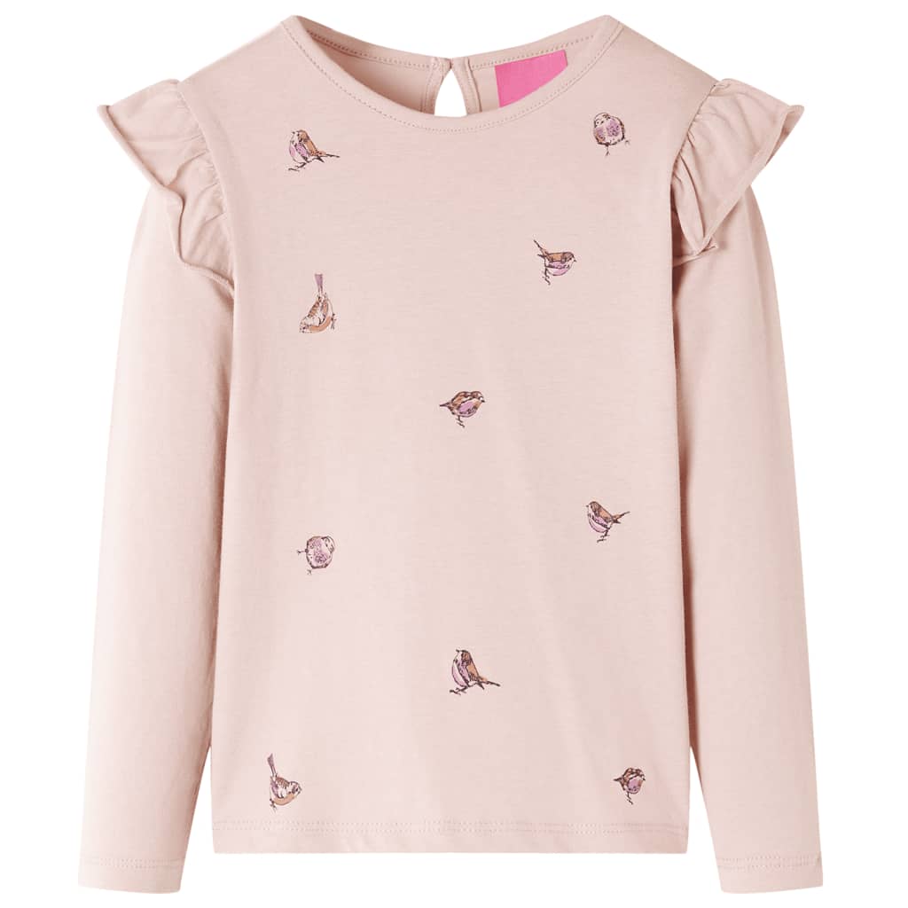 vidaXL Kinder-Langarmshirt Rosa 116