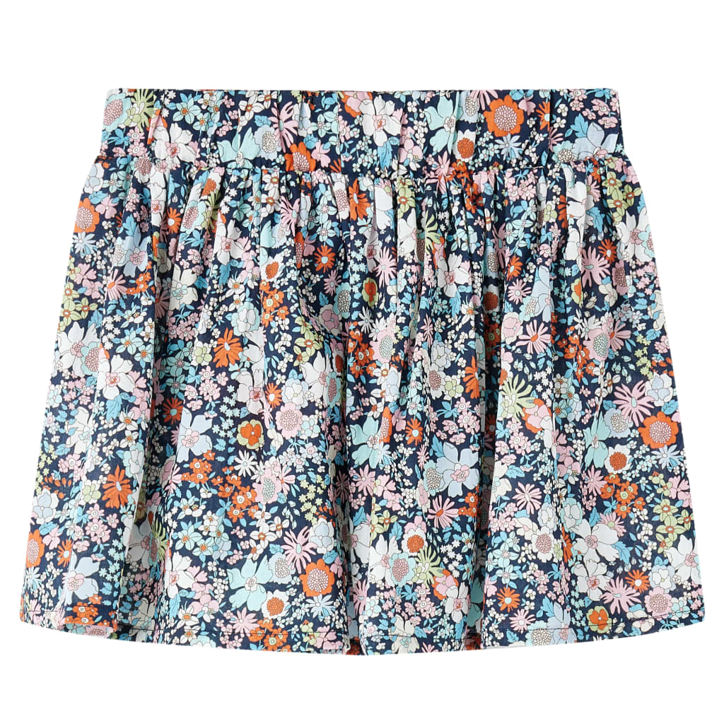 vidaXL Kinderrokje 128 donkerblauw afbeelding