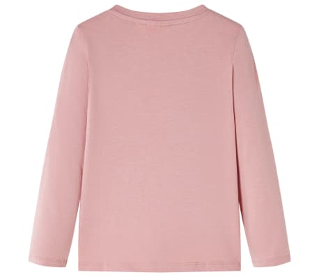 Bērnu krekls ar garām piedurknēm, rozā, 116