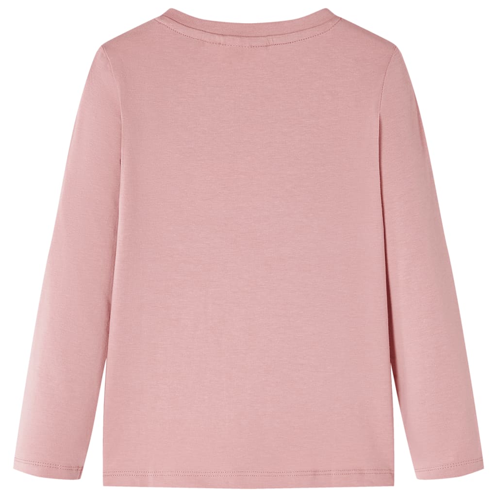 vidaXL Kindershirt met lange mouwen 140 roze afbeelding