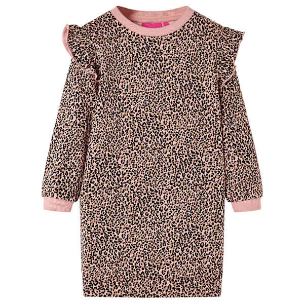 vidaXL Laste dresskleit, roosa, 92