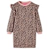 vidaXL Laste dresskleit, roosa, 104