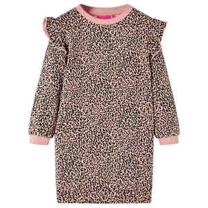 Otroška obleka srednje roza 104