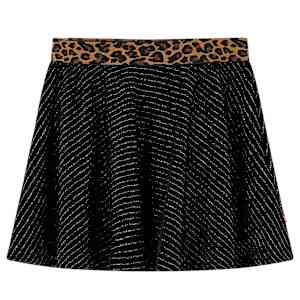 Otroško krilo z leopardjim pasom črno 116