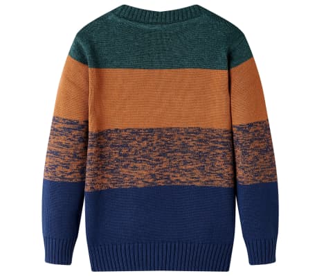 Pulover pentru copii tricotat, multicolor, 116