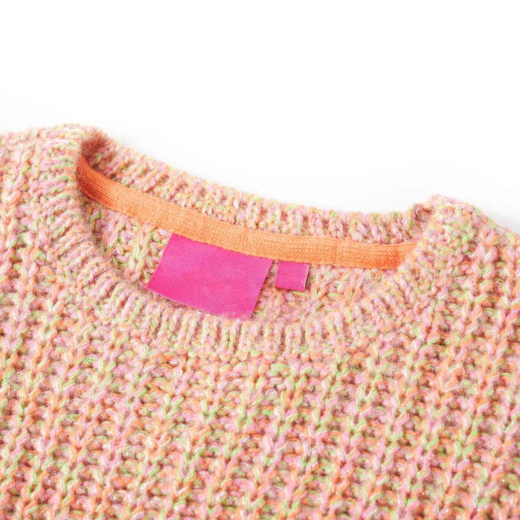 Thumbnail - vidaXL Kinderpullover Gestrickt Zartrosa 140