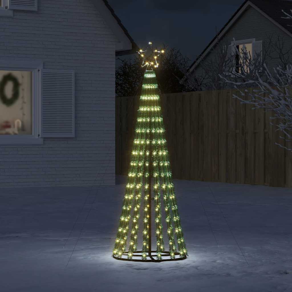 vidaXL LED Weihnachtsbaum 275 LEDs Warmweiß 180 cm