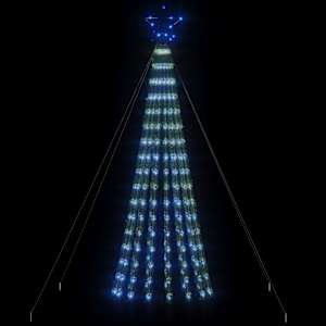 LED vánoční stromek 275 modrých LED diod 180 cm - obrázek 3