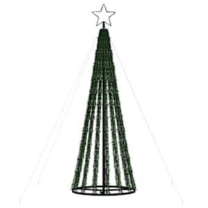LED vánoční stromek 275 modrých LED diod 180 cm - obrázek 5