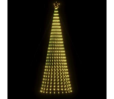 vidaXL LED v&aacute;nočn&iacute; stromek 688 tepl&yacute;ch b&iacute;l&yacute;ch LED diod 300 cm