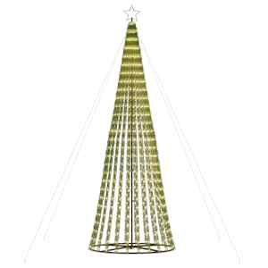 LED vánoční stromek 688 teplých bílých LED diod 300 cm - obrázek 4