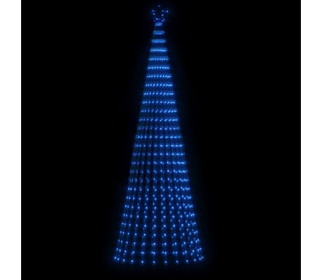 vidaXL LED v&aacute;nočn&iacute; stromek 688 modr&yacute;ch LED diod 300 cm