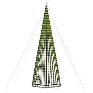 LED vánoční stromek 1544 teplých bílých LED diod 500 cm - obrázek 5