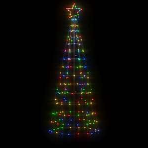 LED vánoční stromek s hroty 220 barevných LED 180 cm - obrázek 3