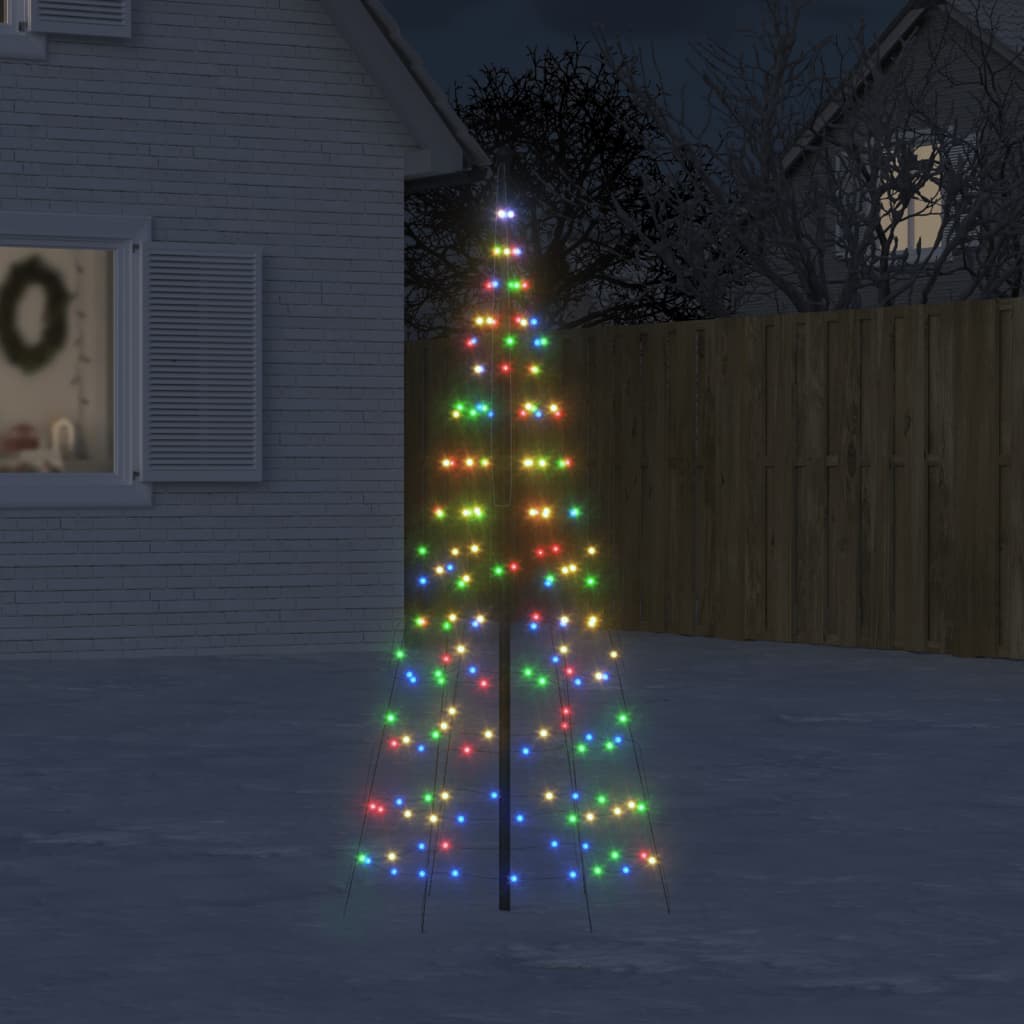 Svjetlo za božićno drvce na stijegu 200 LED šarene 180 cm Božićna rasvjeta Naručite namještaj na deko.hr