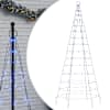 vidaXL LED j&otilde;ulupuu, sinine, 200 LEDi, 180 cm