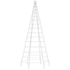 LED vánoční stromek 200 modrých LED diod 180 cm - obrázek 5