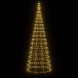 vidaXL LED julgran 550 LEDs varmvit 300 cm