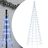vidaXL LED j&otilde;ulupuu, sinine, 550 LEDi, 300 cm