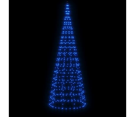 vidaXL LED Kalėdų eglutė 550 LED Mėlyna 300 cm