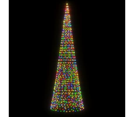 vidaXL &Aacute;rvore de Natal LED 1534 LEDs coloridos 500 cm