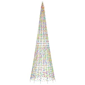 LED vánoční stromek 1534 barevných LED diod 500 cm - obrázek 4