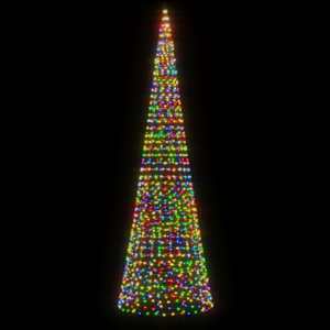 vidaXL &Aacute;rvore de Natal LED 1534 LEDs coloridos 500 cm