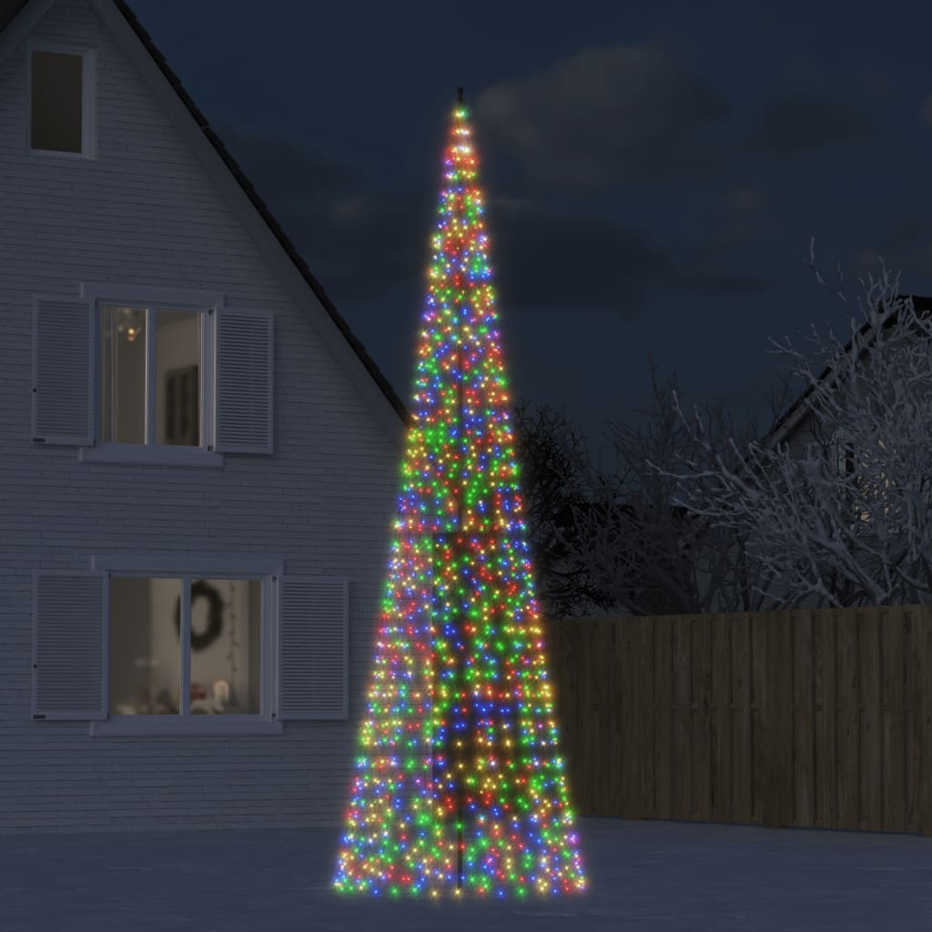 Svjetlo za božićno drvce na stijegu 1534 LED šarene 500 cm Božićna rasvjeta Naručite namještaj na deko.hr