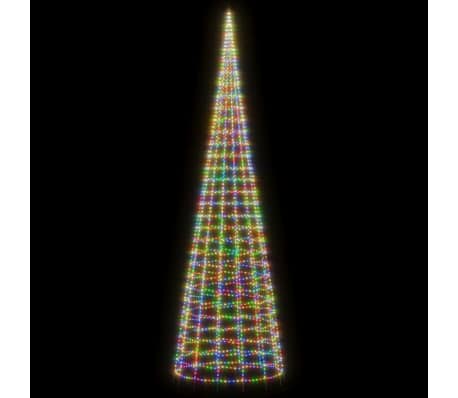 vidaXL LED Ziemassvētku eglīte 3000 LED Krāsains 800cm