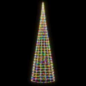 vidaXL LED Ziemassvētku eglīte 3000 LED Krāsains 800cm