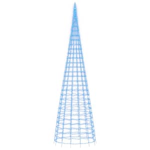 LED vánoční stromek 3000 modrých LED 800 cm - obrázek 4