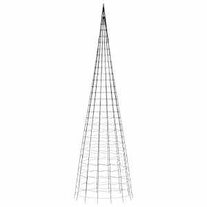 LED vánoční stromek 3000 modrých LED 800 cm - obrázek 5