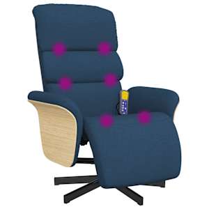 vidaXL massaažitool jalatoega, sinine, kangas