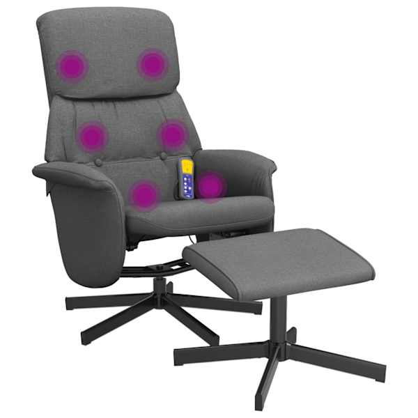 vidaXL massaažitool jalapingiga, tumehall, kangas